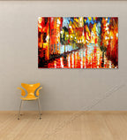 Knife Painting SAH027 on the wall