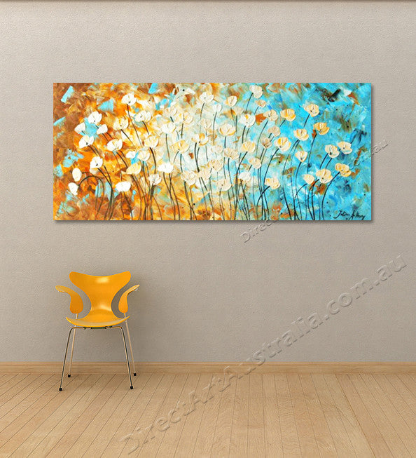 Knife Painting SAH014 on the wall