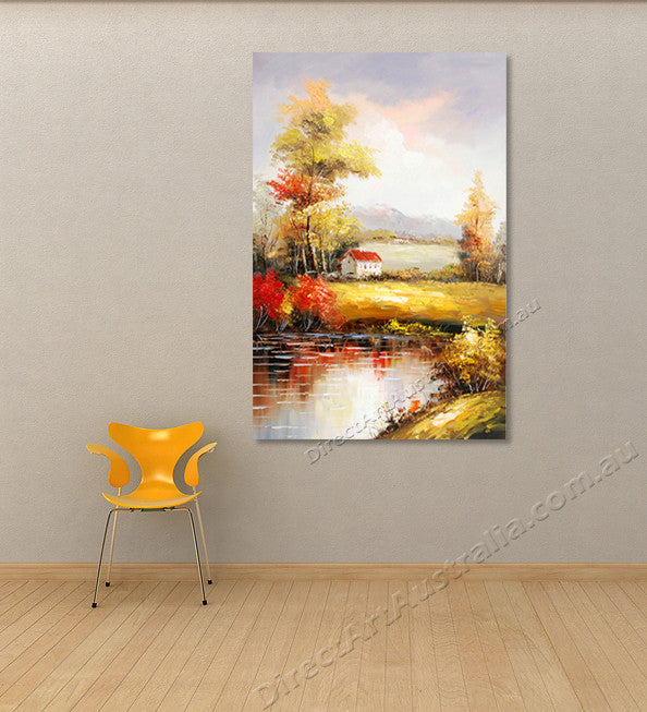Knife Painting YA1342 on the wall