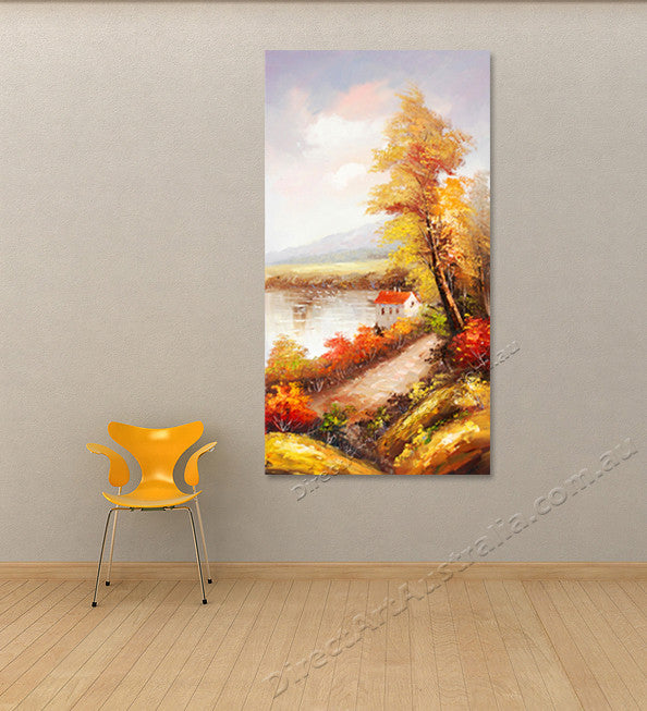 Knife Painting YA1361 on the wall