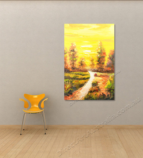 Knife Painting YA1329 on the wall