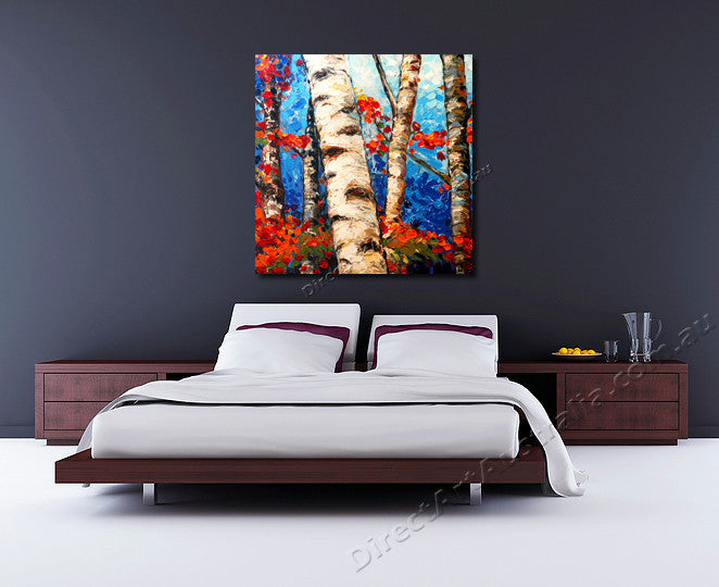 Knife Painting SAH026 on the wall