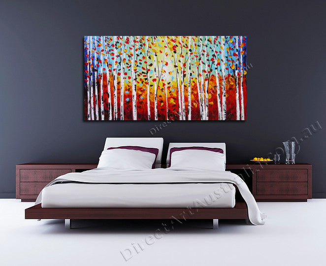 Knife Painting SAH049 on the wall
