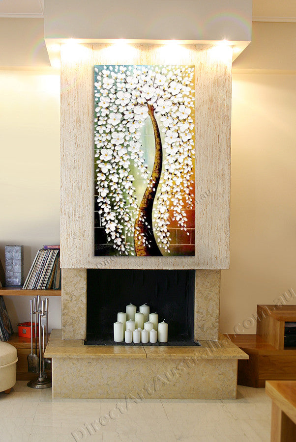 Knife Painting SAH143-4 on the wall