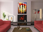 Knife Painting FA051 on the wall