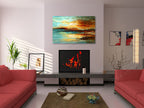 Knife Painting FA68901 on the wall