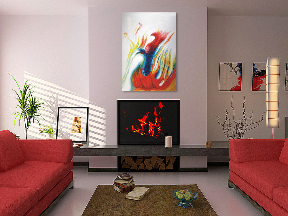 Playful Flame2 on the wall