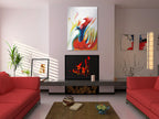 Playful Flame2 on the wall