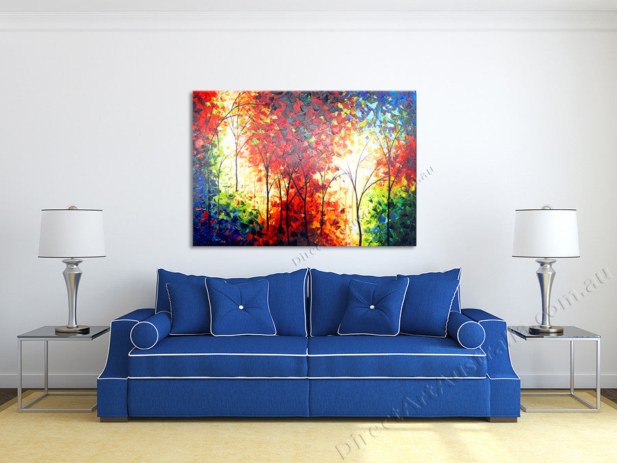 Knife Painting AF27 on the wall