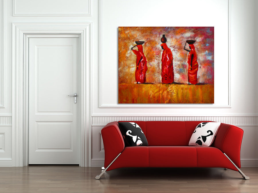 Women of Africa on the wall