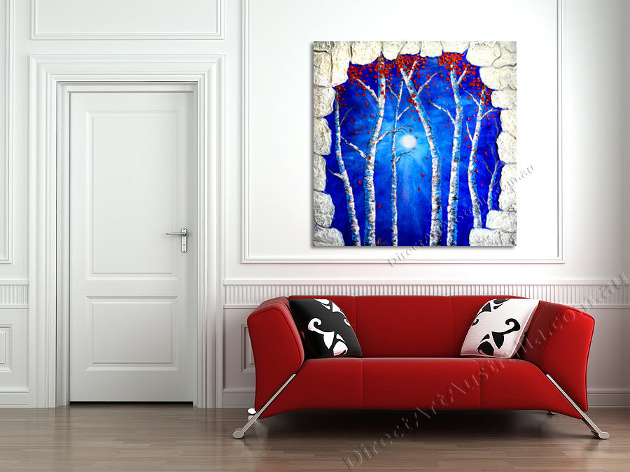Knife Painting SAH054 on the wall
