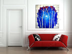 Knife Painting SAH054 on the wall