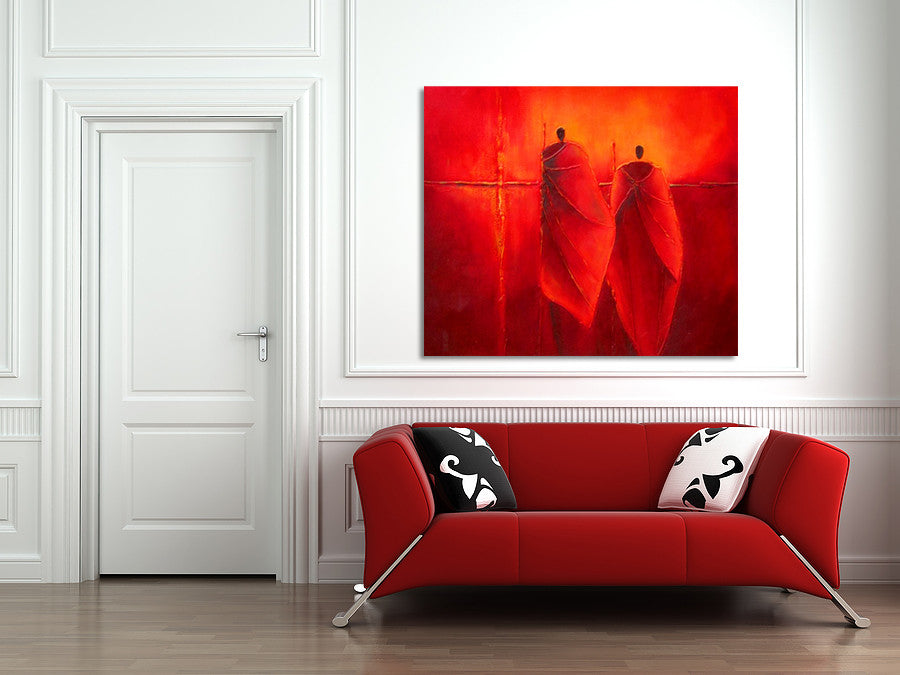The Apostles on the wall