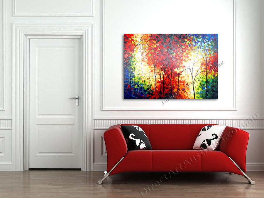 Knife Painting AF27 on the wall