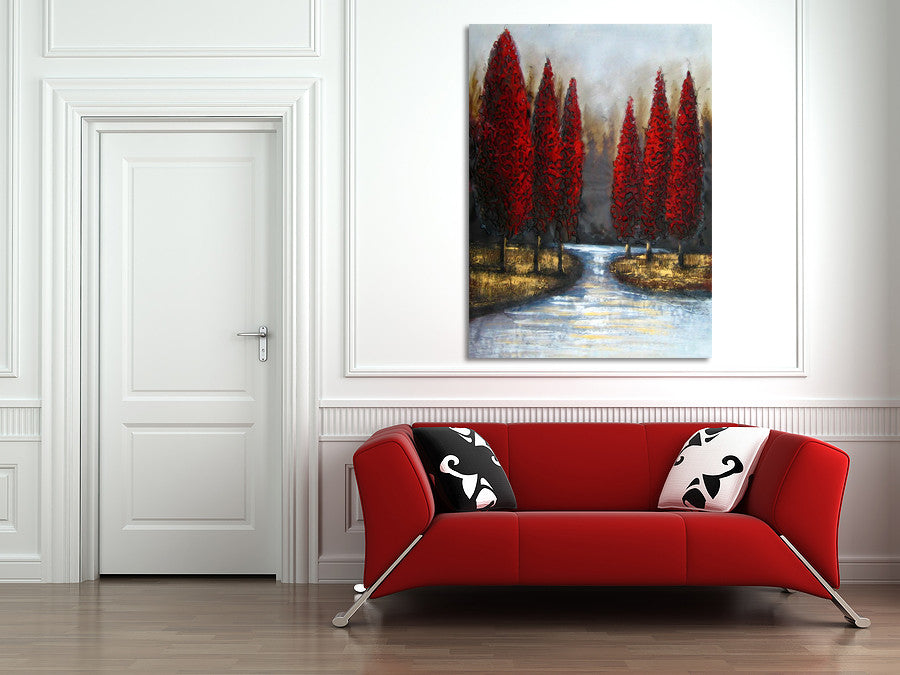 Autumn Lake on the wall