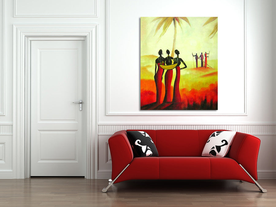 Three Ladies on the wall