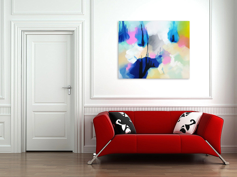 Blue Flame on the wall