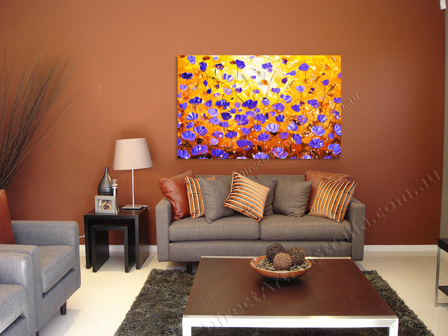 Knife Painting YA1017 on the wall