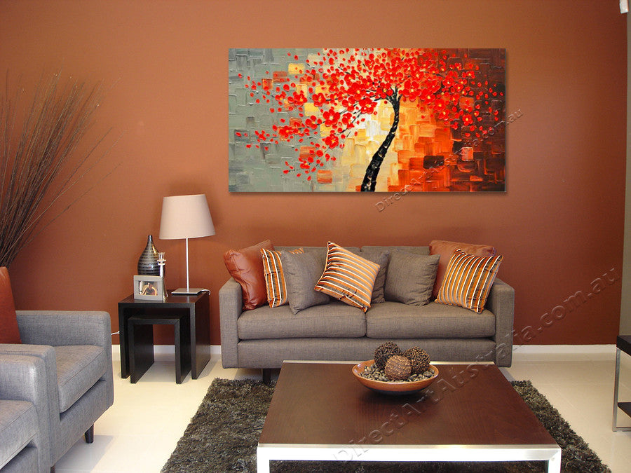 Knife Painting SAH052 on the wall