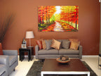 Knife Painting SAH019 on the wall