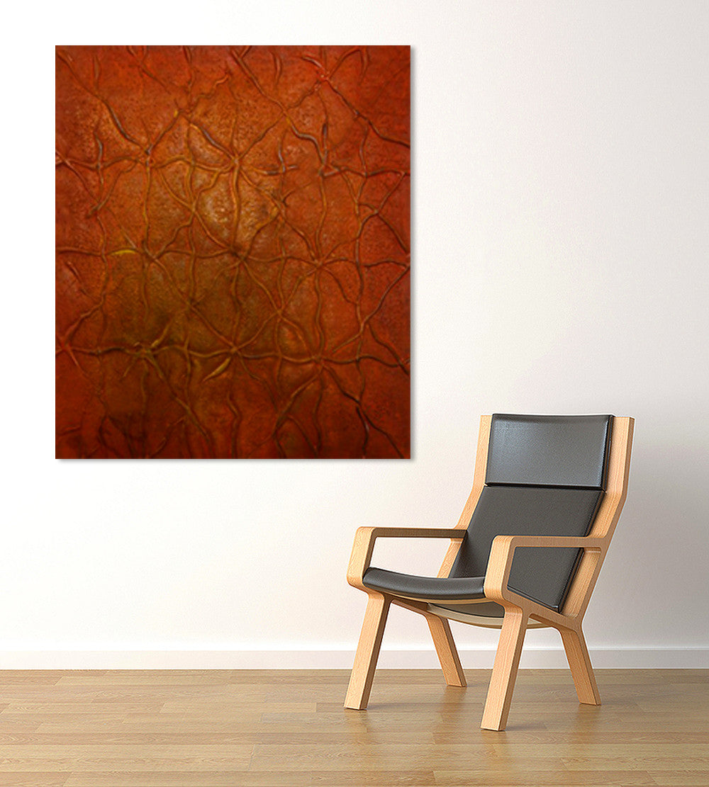 Textured Earth on the wall