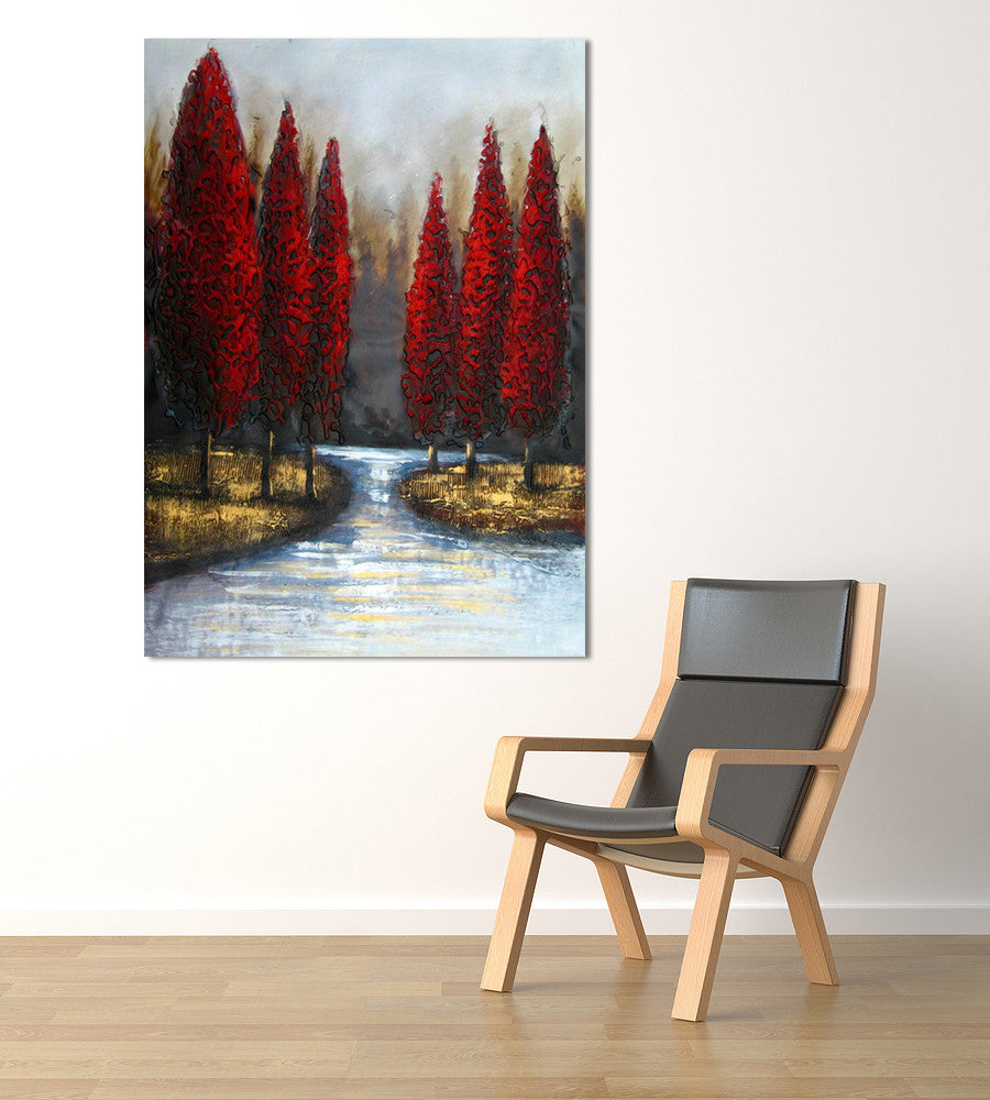 Autumn Lake on the wall
