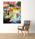 Knife Painting SAH085 on the wall