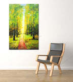 Knife Painting YA1351 on the wall