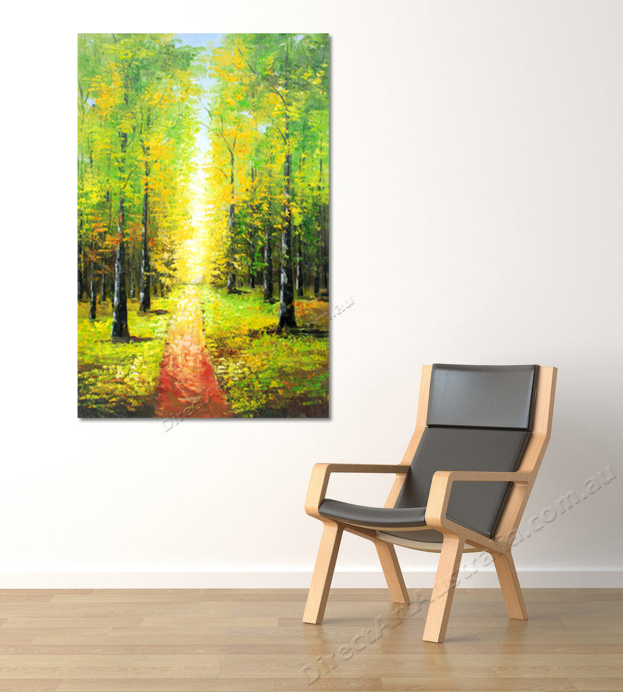 Knife Painting YA1351 on the wall