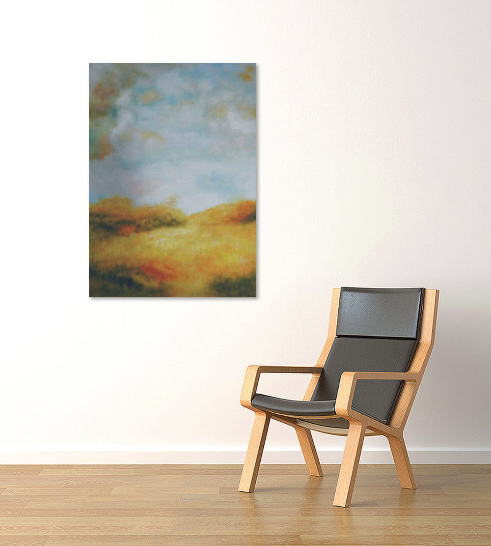 Hazy Field on the wall