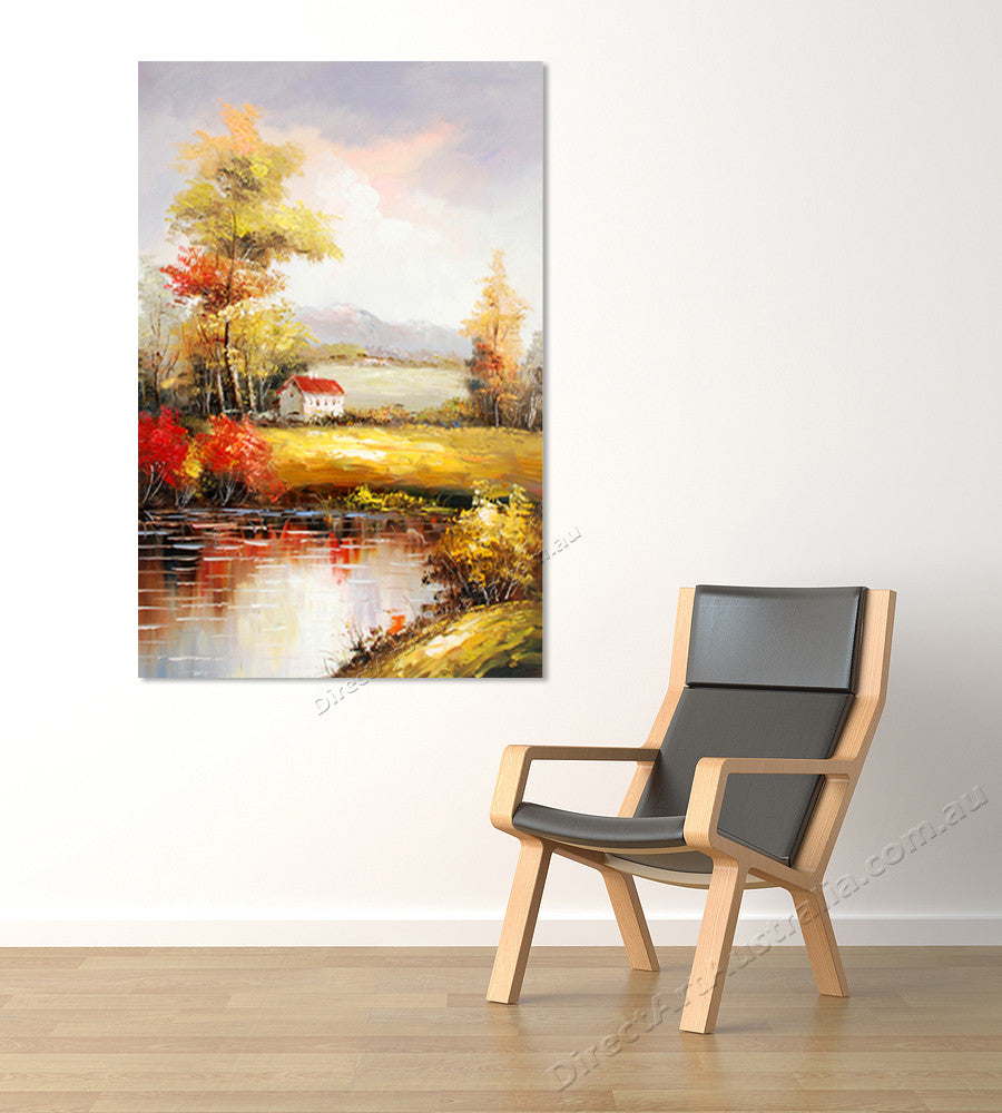 Knife Painting YA1342 on the wall