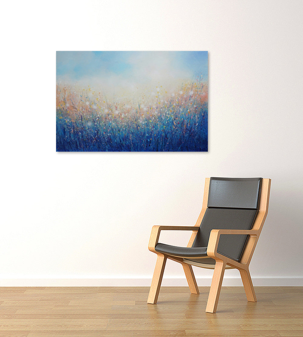 Pastel Field on the wall