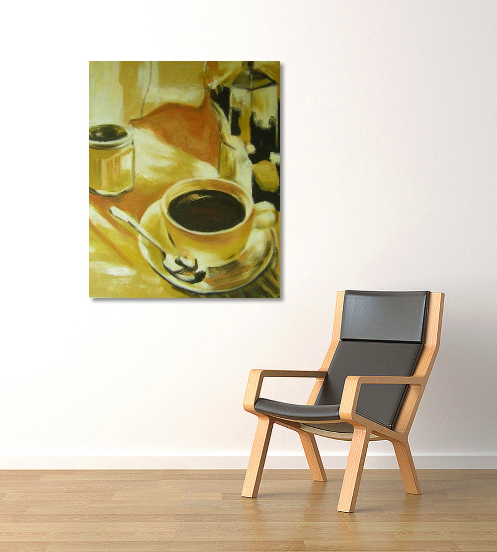 Latte on the wall