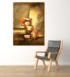 Ceramic Three on the wall