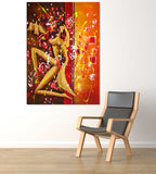 Exotic Dancer on the wall
