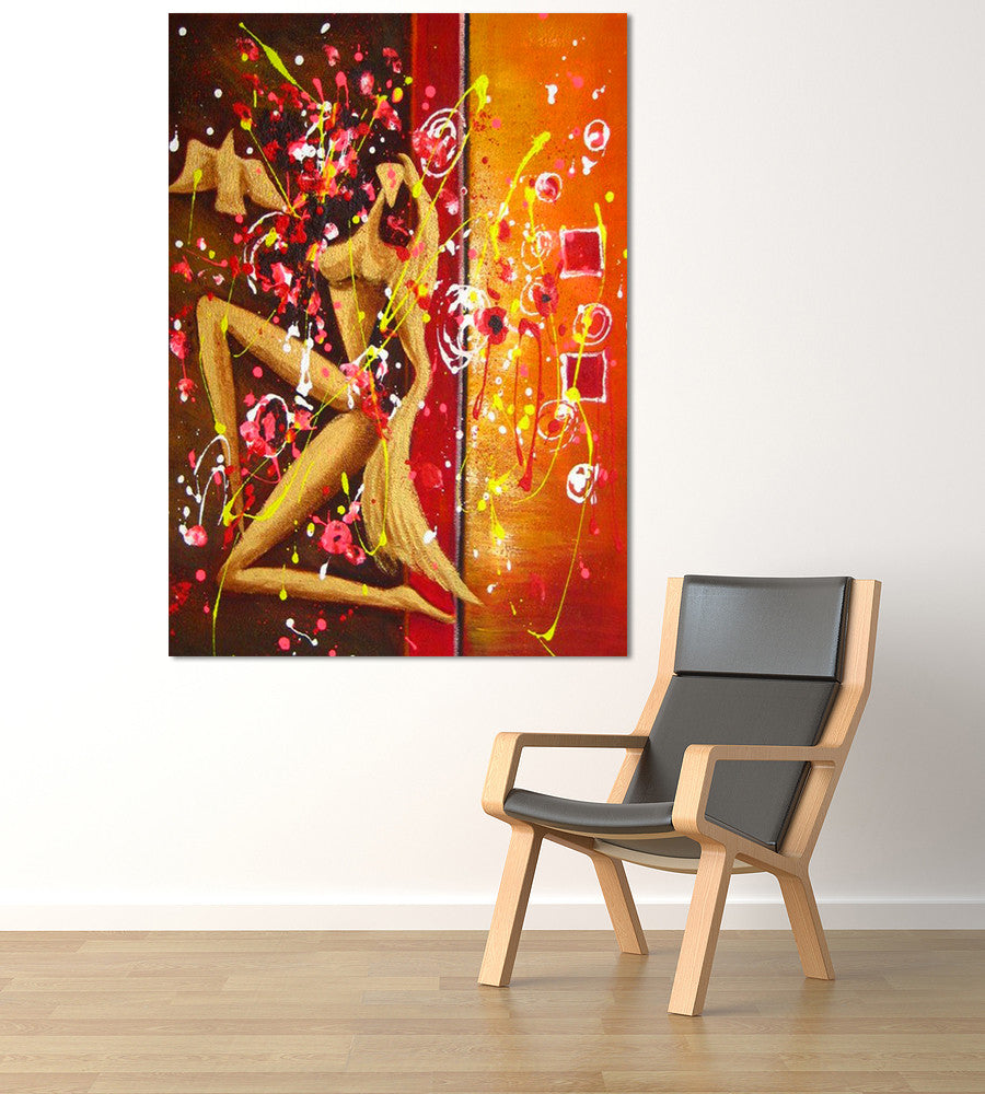 Exotic Dancer on the wall