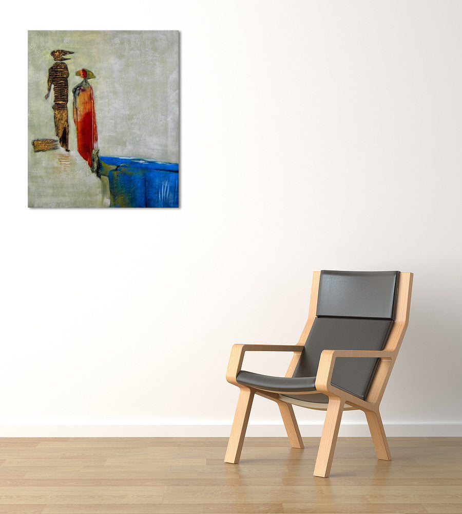 Travelers on the wall