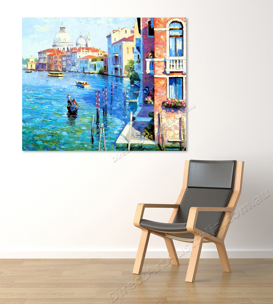 Venice Knife Painting on the wall
