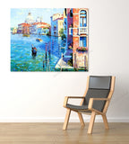 Venice Knife Painting on the wall