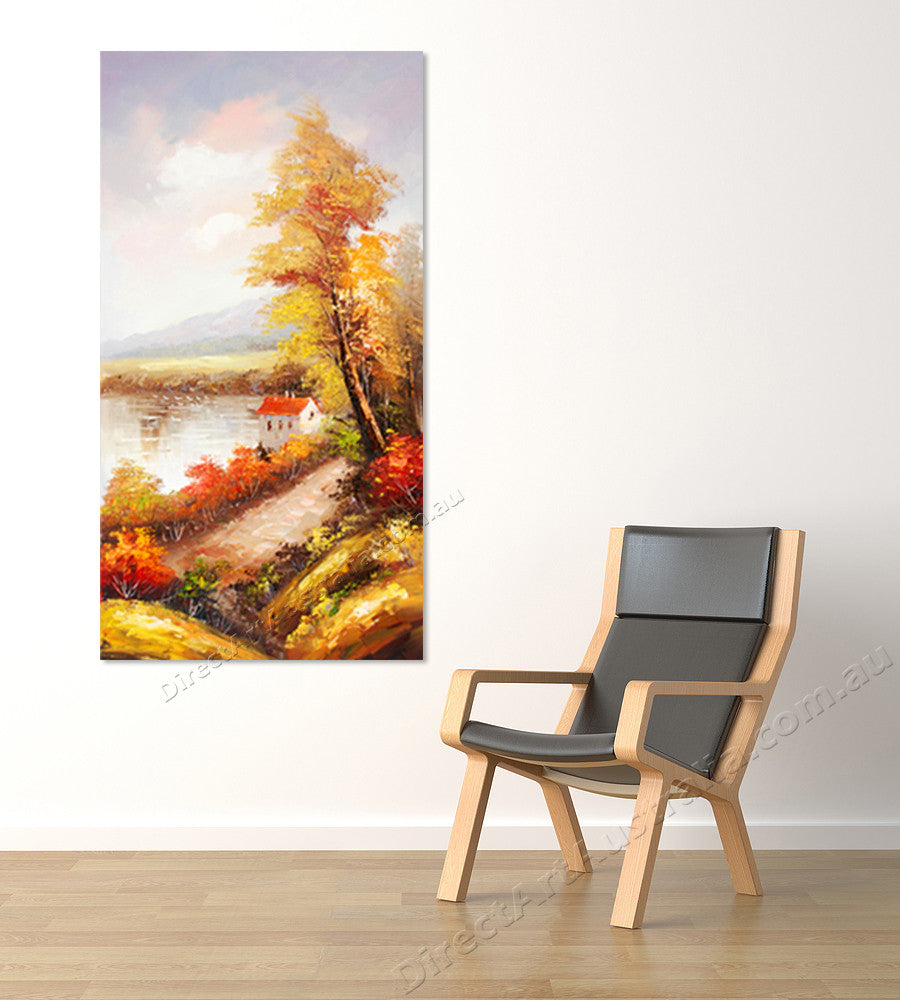 Knife Painting YA1361 on the wall