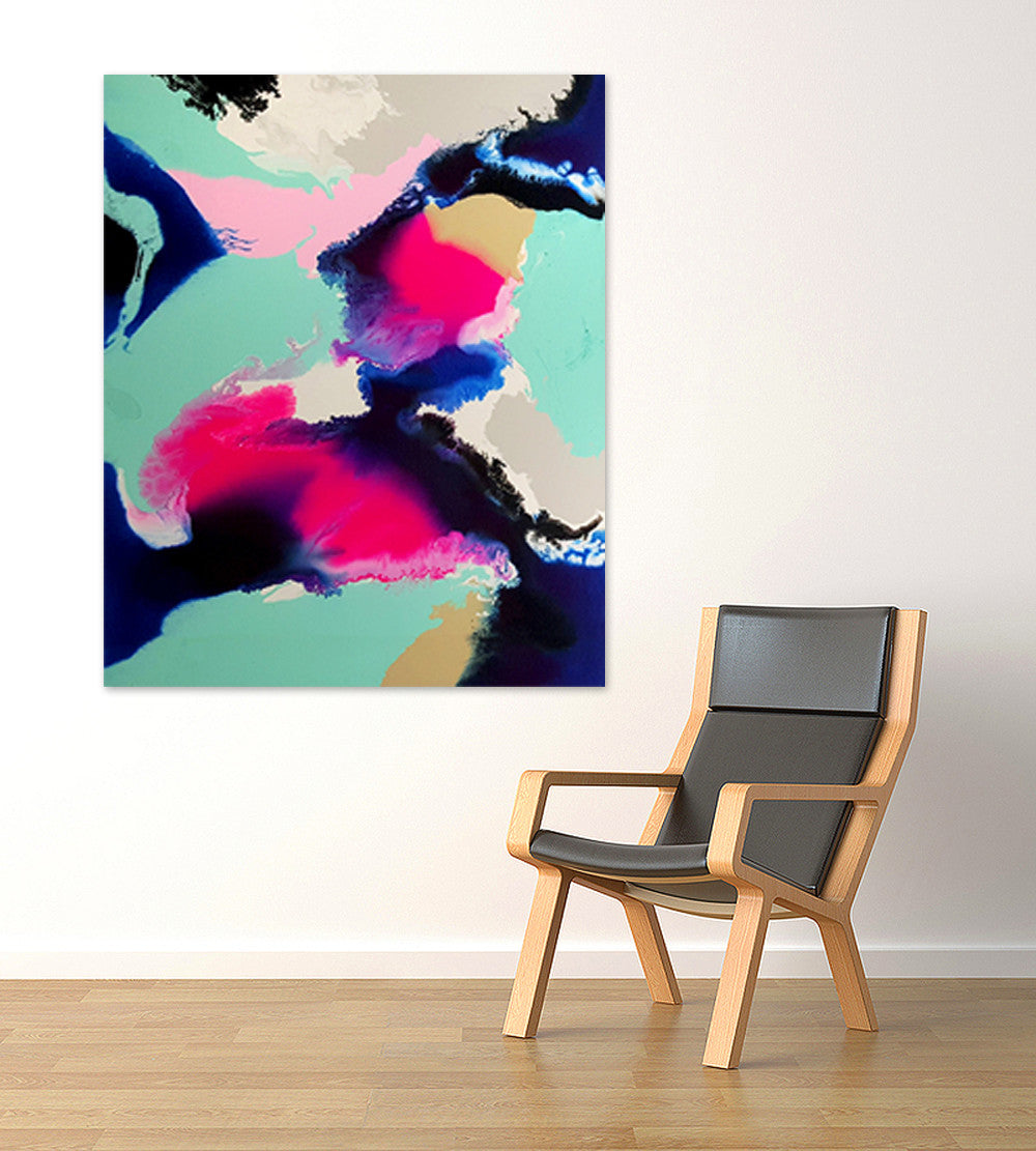 Pond on the wall