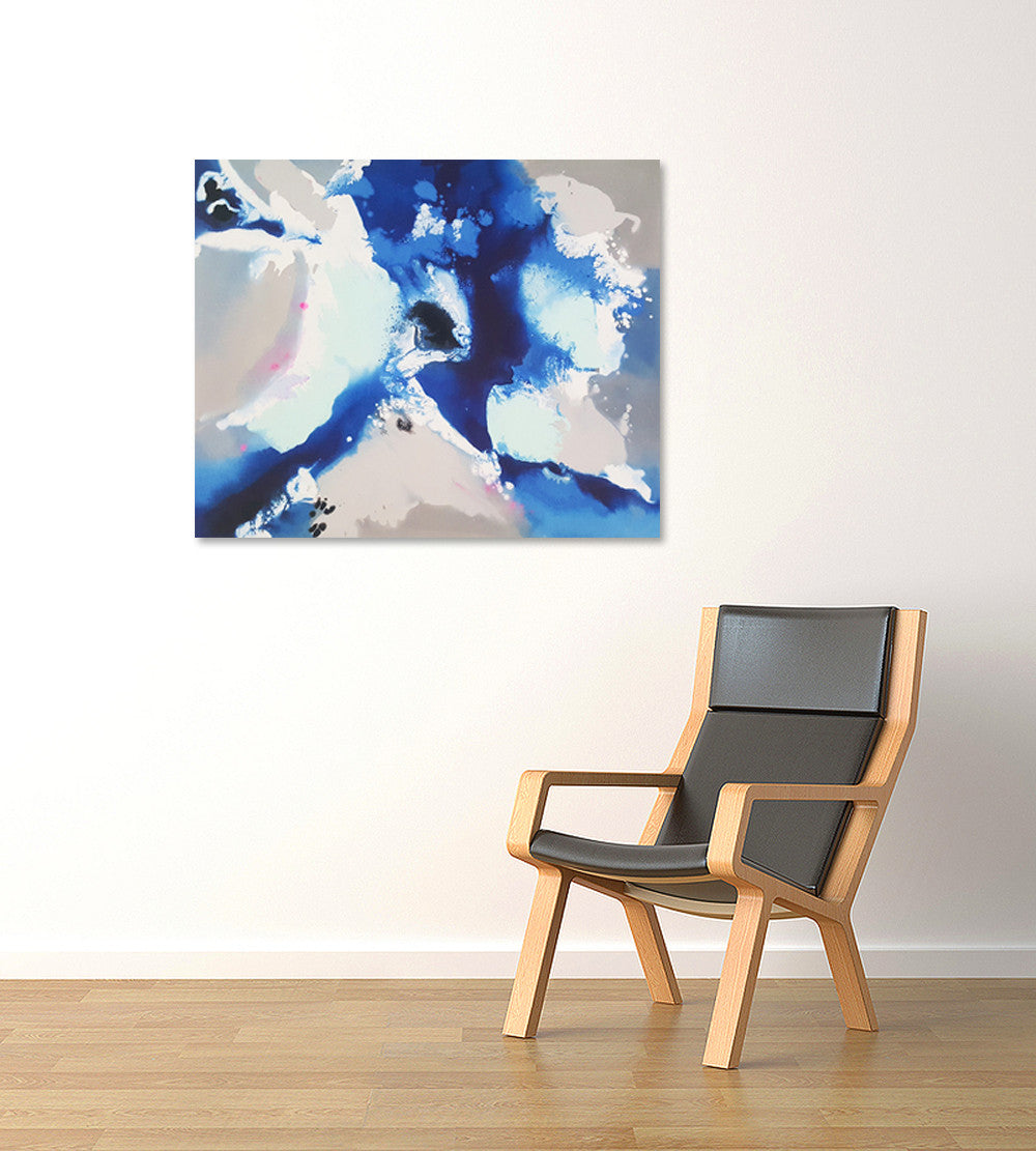 Aquamarine on the wall