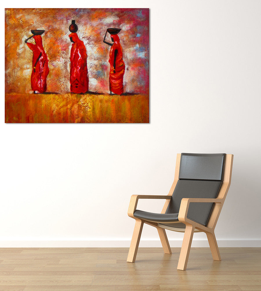 Women of Africa on the wall
