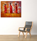 Women of Africa on the wall