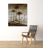 Coconut Trees One on the wall