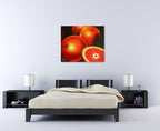 Tangerine on the wall
