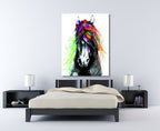 Colorful Horse on the wall