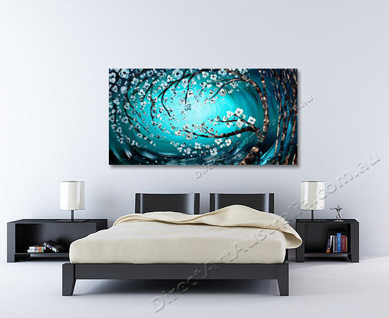 Knife Painting SAH009 on the wall
