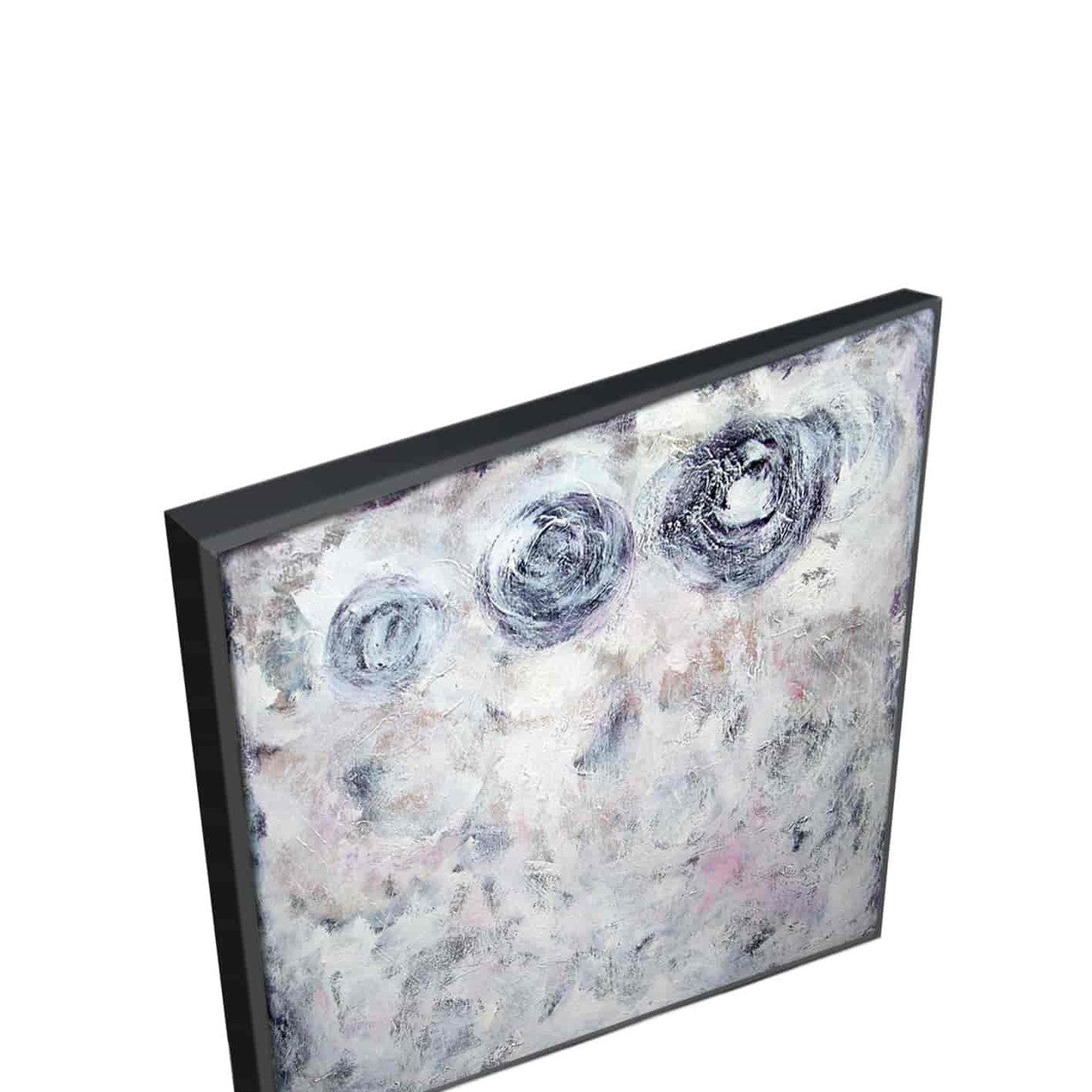 Brooke Howie | White Abstract with Circles
