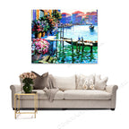 Flowers of Venice Italy Painting on the wall